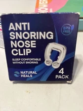 Anti Snoring Devices - Silicone Magnetic Anti Snoring Nose Clip, 4 Pack
