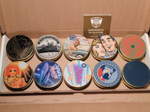 Crosman 100 Year 100th Anniversary .177 Pellet Tin Set - 10 Tins of 250 (2500)