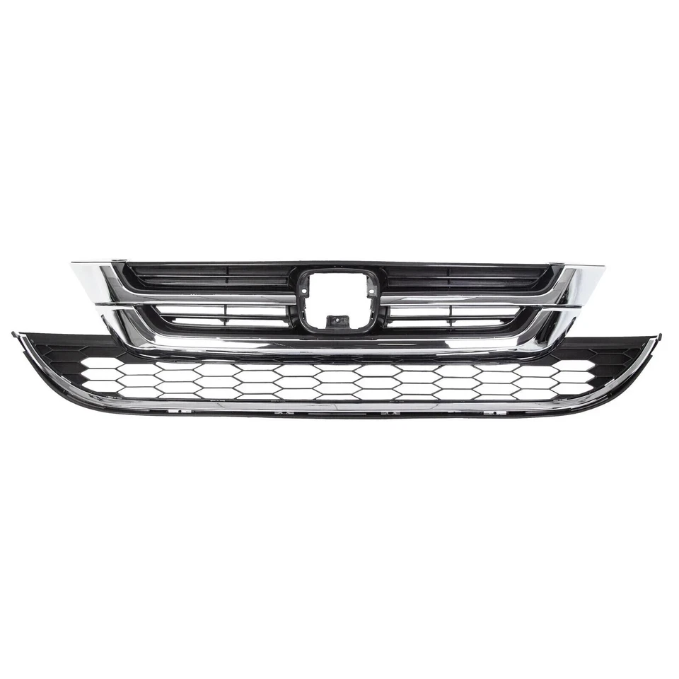 Front Upper Bumper Cover & Headlight Assembly Kit For 2010-2011 Honda CR-V - Imagem 2 de 4
