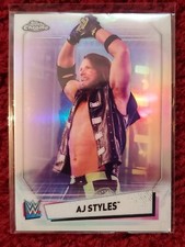 2021 Topps Chrome WWE - AJ Styles #1 - Refractor