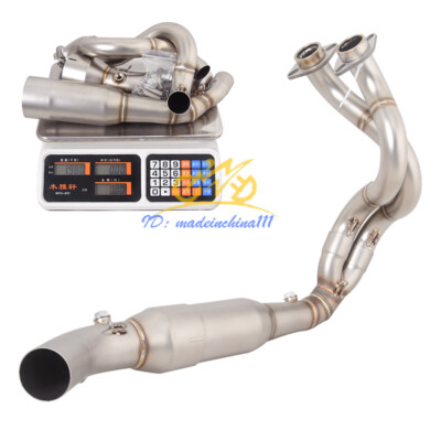 For Kawasaki Ninja 650 Z650 2023-2025 Header Pipe Full System Exhaust Front Tube