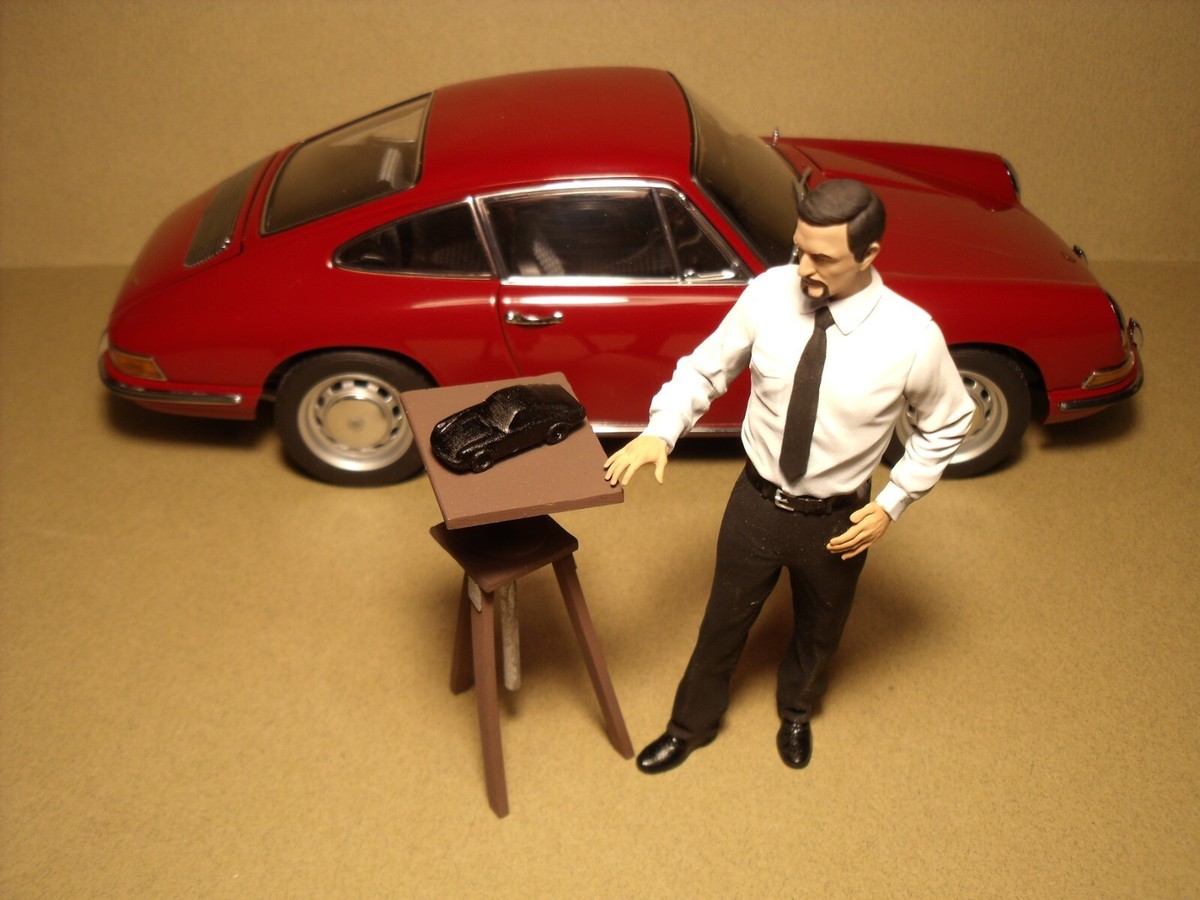 Figurine 1/18 Porsche 1964 – Norev Minichamps Autoart – Résine – Boîte Fermée