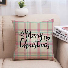 Christmas Pillowcases Seasonal Home Decor Pillowcase Santa Deer Merry Christmas