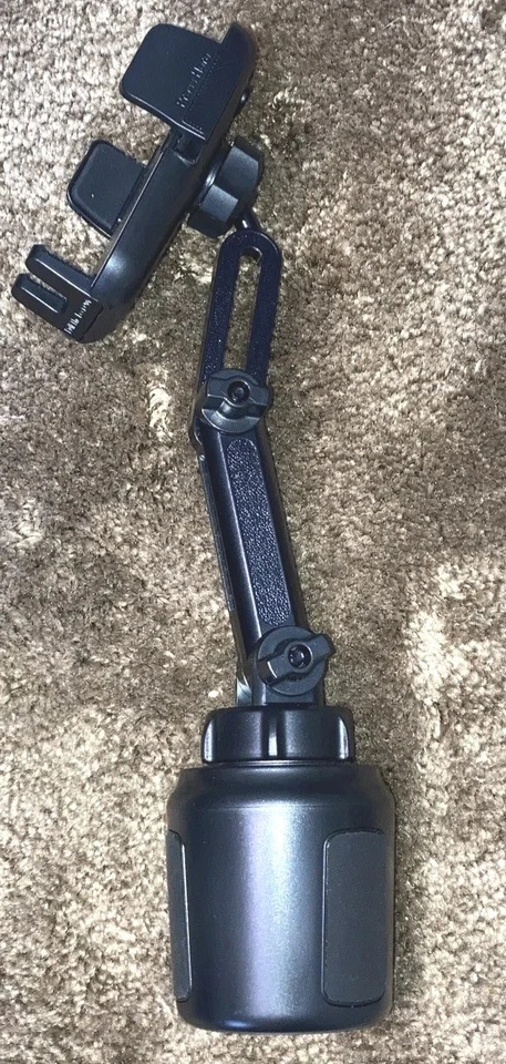 New 13" Tall Cup Holder Phone Mount Car 2 in 1 Car Cup Phone Holder Adjustable - Image 4 of 4
