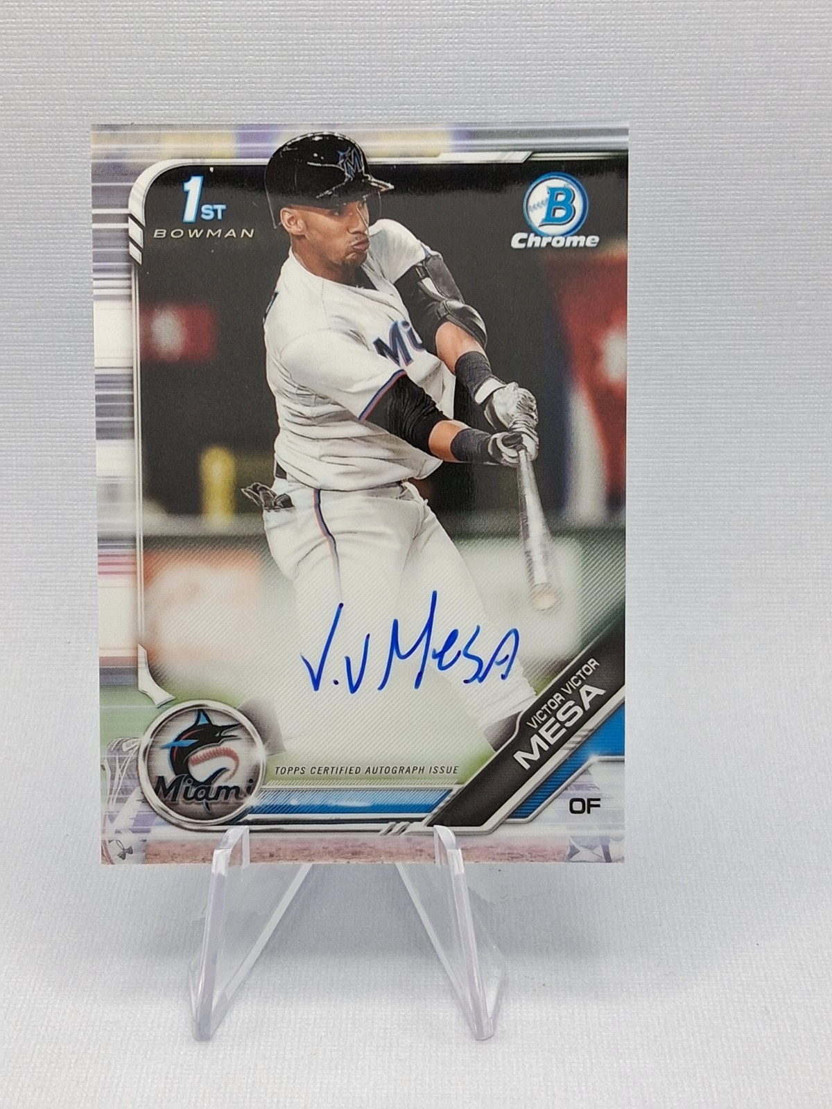 2019 Bowman Chrome 1rst #CPA-VVM Victor Victor Mesa AUTO