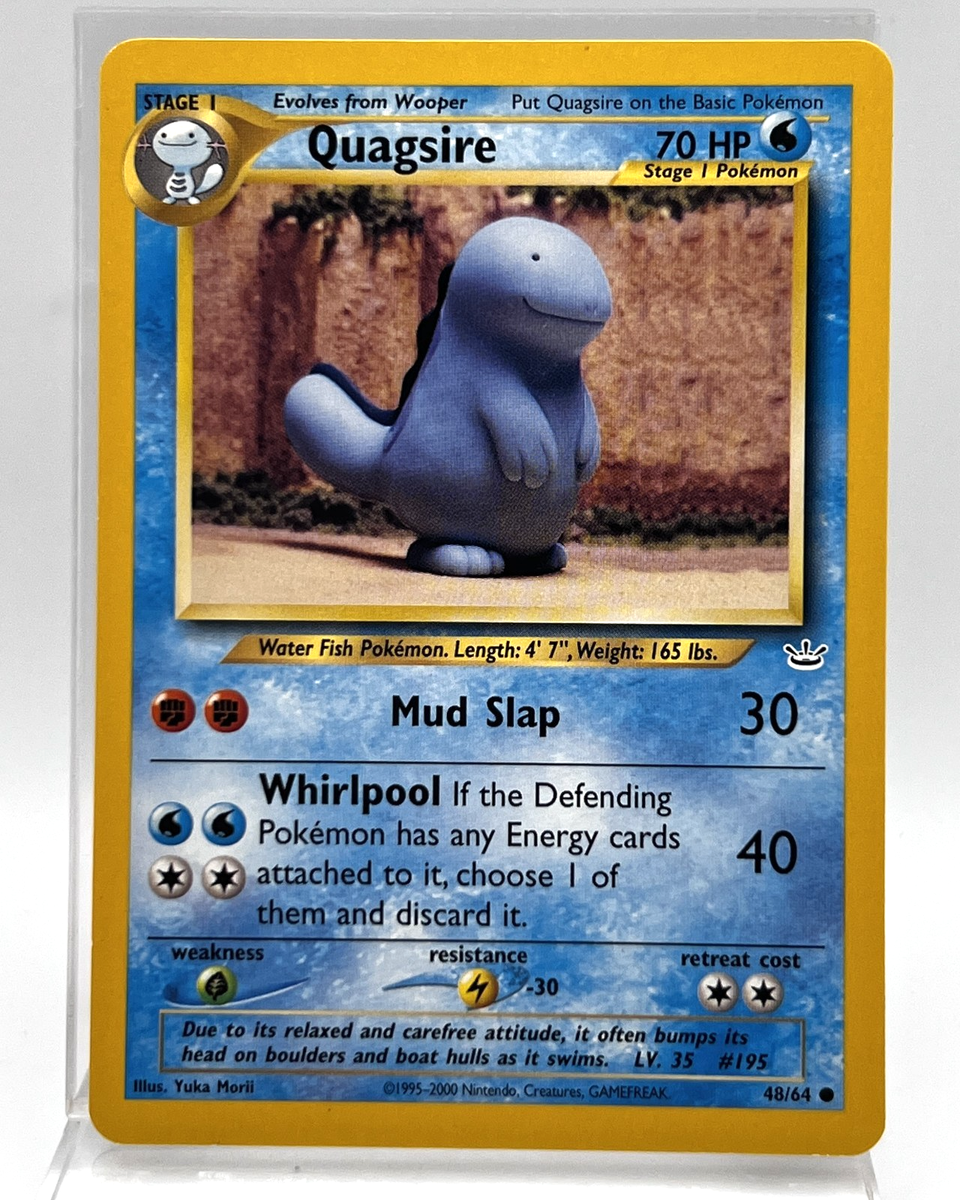 Quagsire 48/64 Pokémon Card 2000 Neo Revelation LP | eBay