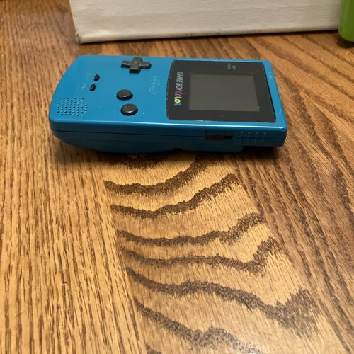 Nintendo Gameboy Color GBC Teal Blue Handheld System Console CGB-001 (TESTED) - Picture 5 of 6