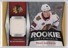 2018-19 Upper Deck Rookie Materials Henri Jokiharju #RM-HJ 1a7z