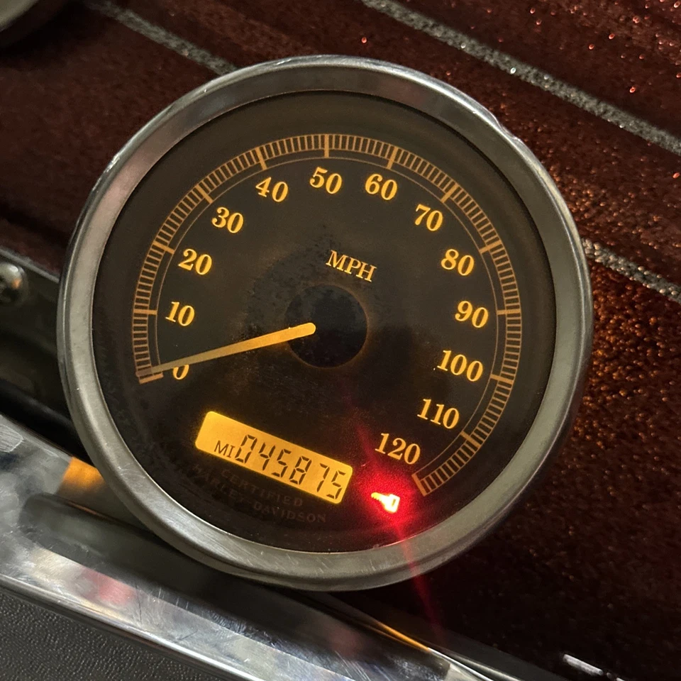 2004-2006 OEM Harley Dyna Sportster Speedo & Gauge Mount (45,875 mi) - 67403-04 - Image 2 of 4