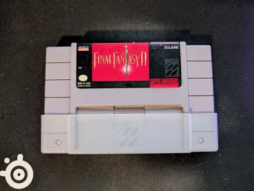 Final Fantasy II (Super Nintendo SNES, 1991) Authentic - Cleaned & Tested