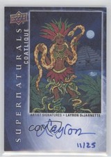 2016 Upper Deck Goodwin Champions Supernaturals Artist 11/25 Coatlique Auto 7ov