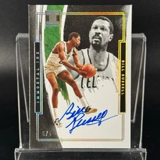 Bill Russell 2021-22 Panini Impeccable Immortal Ink Auto Holo Gold 5/5