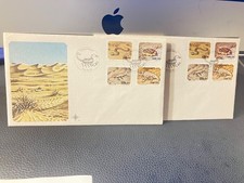 2 copies of 1978 South West Africa  FDC of set of desert animals, Sc. 411-414.