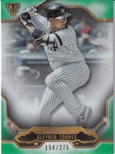 2020 Topps Triple Threads Gleyber Torres Emerald /275 Yankees Card