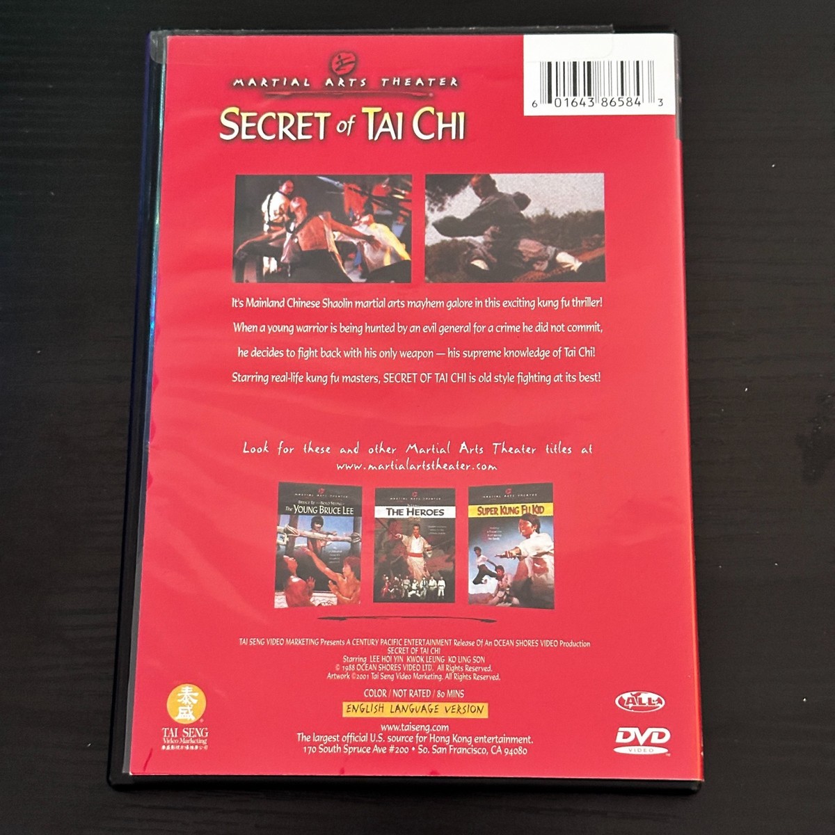 Secret of Tai Chi (Hong Kong Martial Arts Movie) GREAT CONDITION