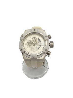 BRERA OROLOGI BRSSC49 White Dial Quartz Chronograph Watch Near Mint JAPAN