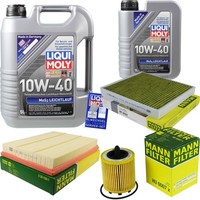 Inspektionskit Filter Liqui Moly ÖL 6L 10W-40 FüR Opel Zafira A F75_ 2.2 16V