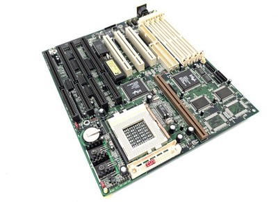 Untested SB82371FB SB82437FX66 VER 1.2 Motherboard Socket 7 ISA PCI Retro