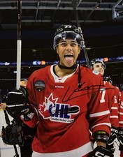 Kashawn Aitcheson Signed 8x10 Photo! BARRIE COLTS!  NHL 25 Top Prospect! W/COA