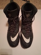 Nike Force Savage Black High Ankle Football Cleats Size 12, Used