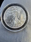 2015 American $1 Silver Eagle  Uncirculated 90% Silver Coin Protective Capsule