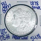 1878 BU UNCIRCULATED MORGAN SILVER DOLLAR AUTHENTIC U.S. MINT FREE SHIPPING 5418