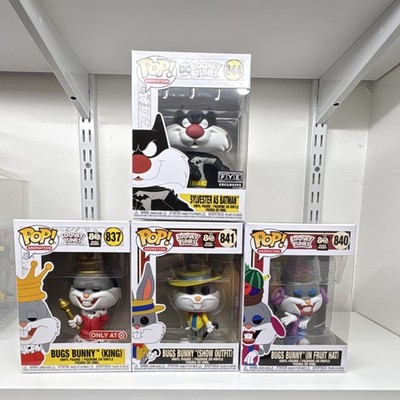 Funko Pop  Looney Tunes 80 Years of Bugs Lot of 4