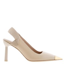 Ferragamo Alhena 85 Pointed-Toe Slingback High Heels