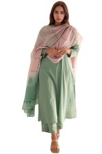 Women's Silk Viscose Straight Solid Kurta with Pant  Dupatta