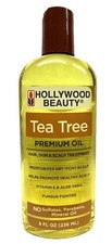 hollywood beauty premium oil tea tree hair/scalp/skin 8oz