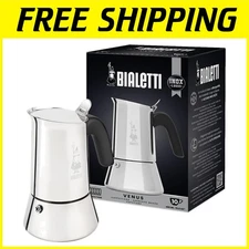 Bialetti Venus Moka Pot, 10 Cup, Stovetop Coffee Maker