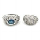 Judith Ripka Sterling Pink CZ Citrine Blue Topaz Bracelet Ring Lot of 6 #S5666-3 — photo 4