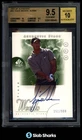 2001 SP AUTHENTIC #45 TIGER WOODS STARS AUTO ROOKIE RC /900 BGS 9.5 AUTO 10