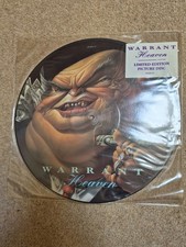 Warrant-Heaven Limited Edition 12" Picture Disk In Excellent Condition