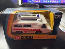 1973 Corgi 700 HI-SPEED AMBULANCE ..MINT in Ex box
