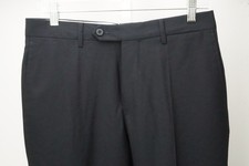 Burberry Dark Blue 100 Wool Mens Pants Trousers Sz 46 EU NEW