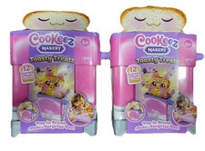 Lot Of 2 Cookeez Makery Toasty Treatz Surprise Scented Plushies - NEW