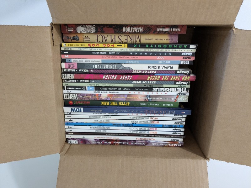 HUGE Lot of Graphic Novels Trade Paperback Hardcover HC Fables Outcast Chew