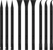 9 Pieces Plastic Scraper Tool for Tight Spaces, Non-Scratch Kitchen Scraper Clea