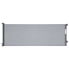 LIFMAGE RETRACTABLE BABY GATES 137 INCH EXTRA WIDE BABY GATE FOR STAIRS - GRAY