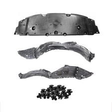 Fender Liner  Lower Engine Under Cover Set w/Clips for 2016-2018 Prius Front...