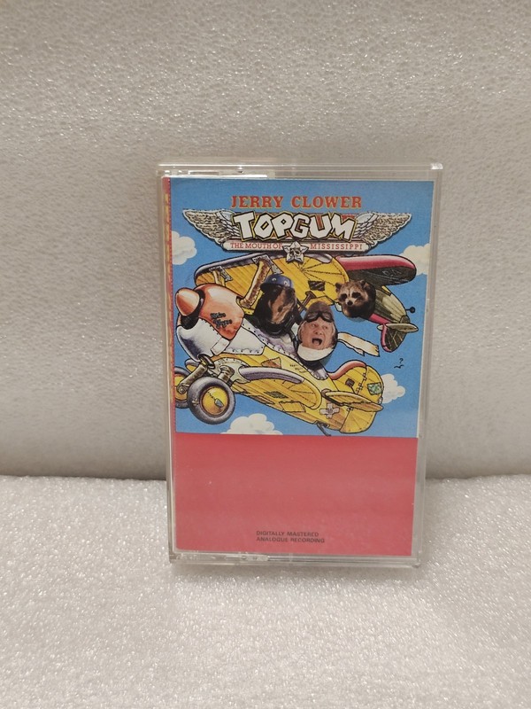 Jerry Clower Top Gum Comedy Audio Cassette Tape 1987 MCA Records Tested Works