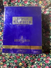 Jaipur Saphir Eau De Toilette Spray Vintage Rare Boucheron sealed box 3.4 oz EDT