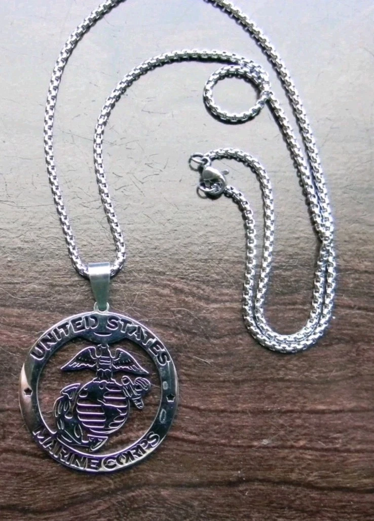 marine corps pendant products for sale | eBay