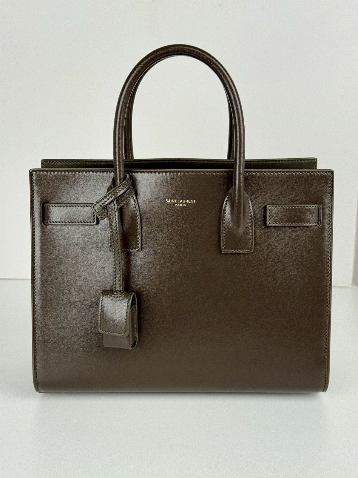 Borsa Saint Laurent Sac De Jour verde oliva borsa a tracolla