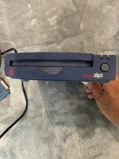 IOMEGA 100 Zip Drive w/ OEM Parallel SCSI Port Cable Power Adapter and 8 Disks 