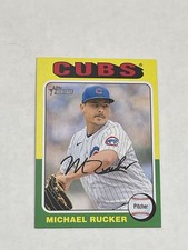 2024 Topps Heritage Mini Baseball #125 - Michael Rucker - Chicago Cubs