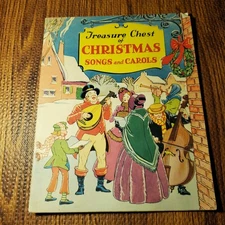Treasure Chest of Christmas Songs and Carols 1936 Holiday Songbook