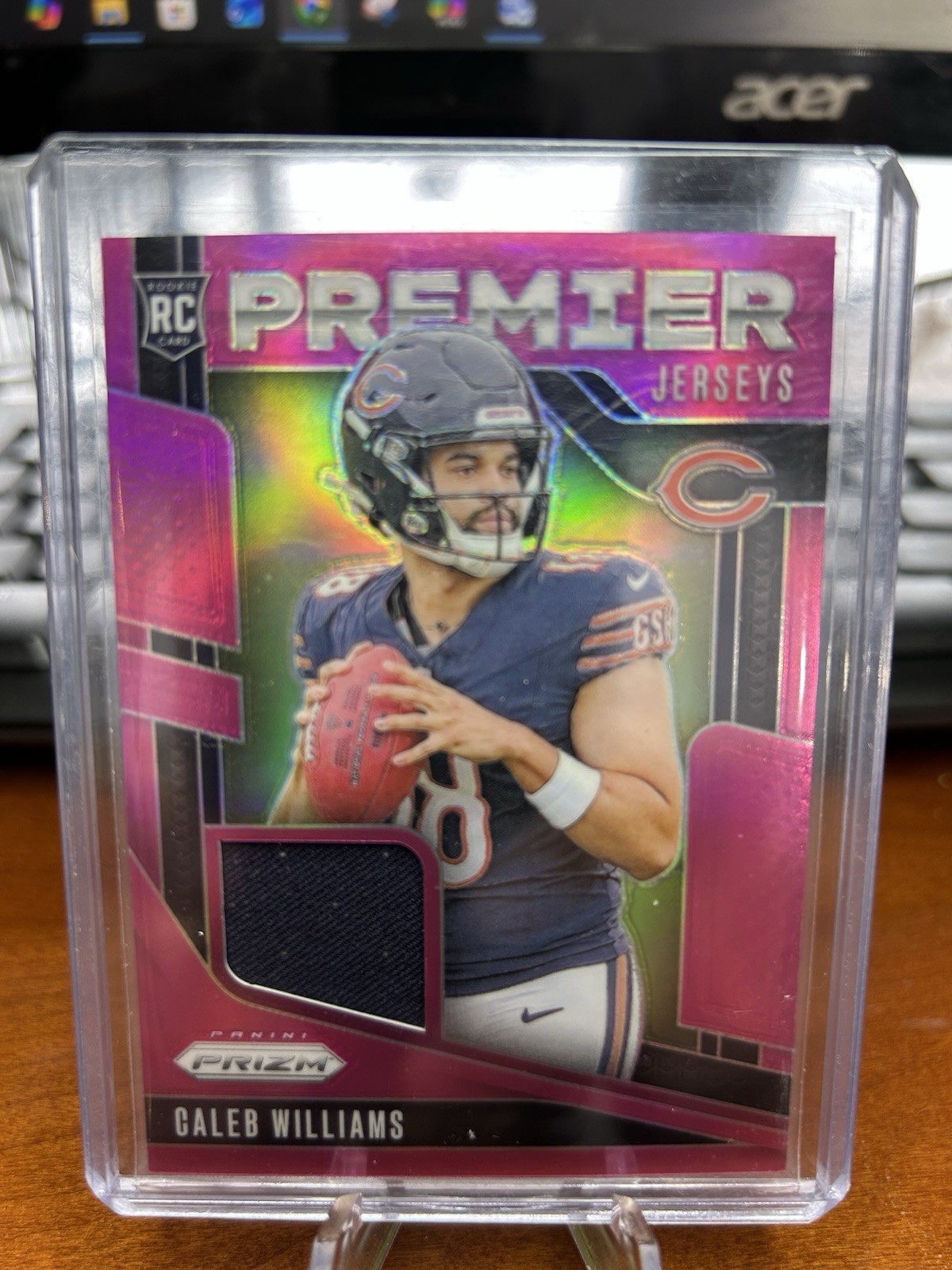 2024 Panini Prizm - Premier Jerseys Caleb Williams #PJ-CWS Pink Prizm