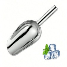 Stainless Steel Ice Cube Flour Scoop Kitchen Bar Tools Buffet Nut Grain Shovel